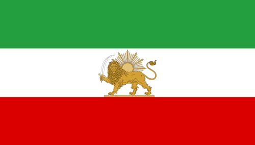 Drapeau large Iran lion sun standard version historique extérieur - 2
