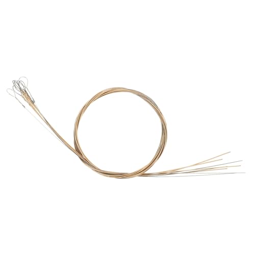 Totority Mandolin Strings Kit 8 Pcs Changing String Set for Mandolin Strong Material Excellent Texture