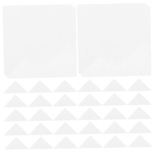 PartyKindom Collar Stays for Men 90pcs Triangle Adhesive Collar Supports No Residue