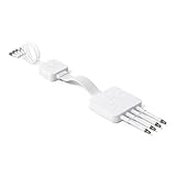 Waveform Window Entry Cable: Low-Loss, Ultra Flat-Ribbon 4-in-1 Passthrough Cable | SMA Male to SMA Female | for Windows and Doors