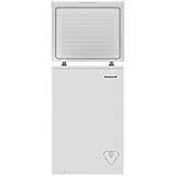 Honeywell 3.5 Cubic Feet Chest Freezer with Removable Storage Basket, Adjustable Temperature...