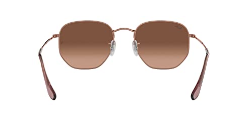 Ray-Ban RB3548NL HEXAGONAL Óculos de Sol Unissex Bronze