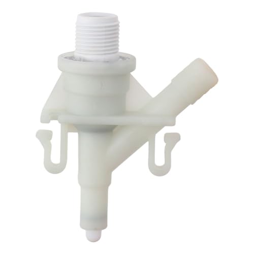 Image of BYOBYO RV Toilet Water Valve Kit,Pedal Flush Toilets Water Valve Parts Accessories Replacement 385311641 for Dometic 300 301 310 320, for Sealand, White