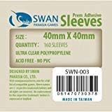 Swan Card Sleeves 40x40mm - 160 Thin Sleeves