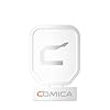 comica EJoy Uni (D)-White Microphone for Computer and Smartphone,RGB Cardioid Condenser Gaming Mic for Podcasting,Streaming,Recording,with Desktop Stand