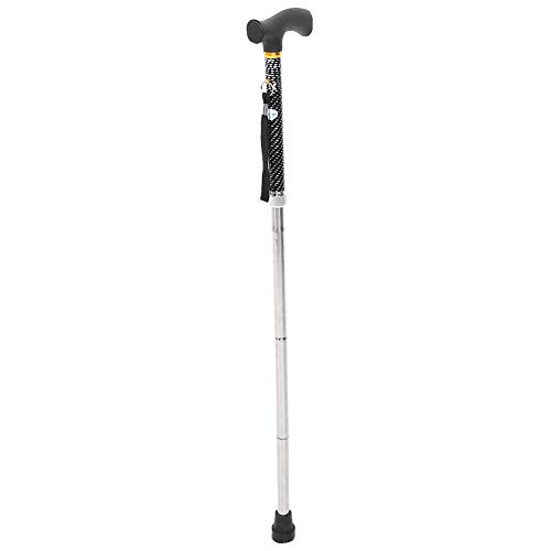 Generic Foldable Cane, Easy to Carry Trekking Hiking Pole, Sturdy Light for Home Room