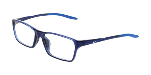 Nike lunettes de vue 7410 bleu marine monture haut de gamme pour homme