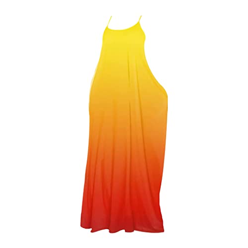 Robe longue avec col rond Rfmfkkg coupe fluide et dos nu plongeant taille L