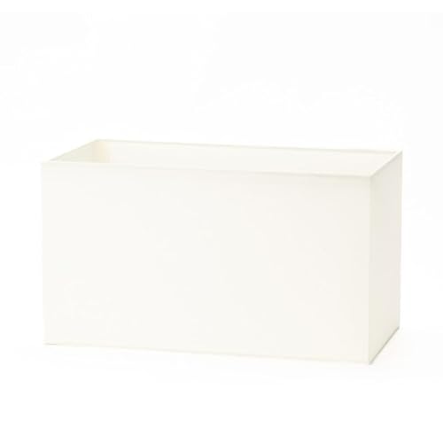 ORION LIGHTSTYLE Lampenschirm Stoff, (32 x 16 x 18 cm), für Fassung E27 eckig, Ersatzschirm für Stehlampe, Tischlampe, rechteckig, Creme, Creme-weiß