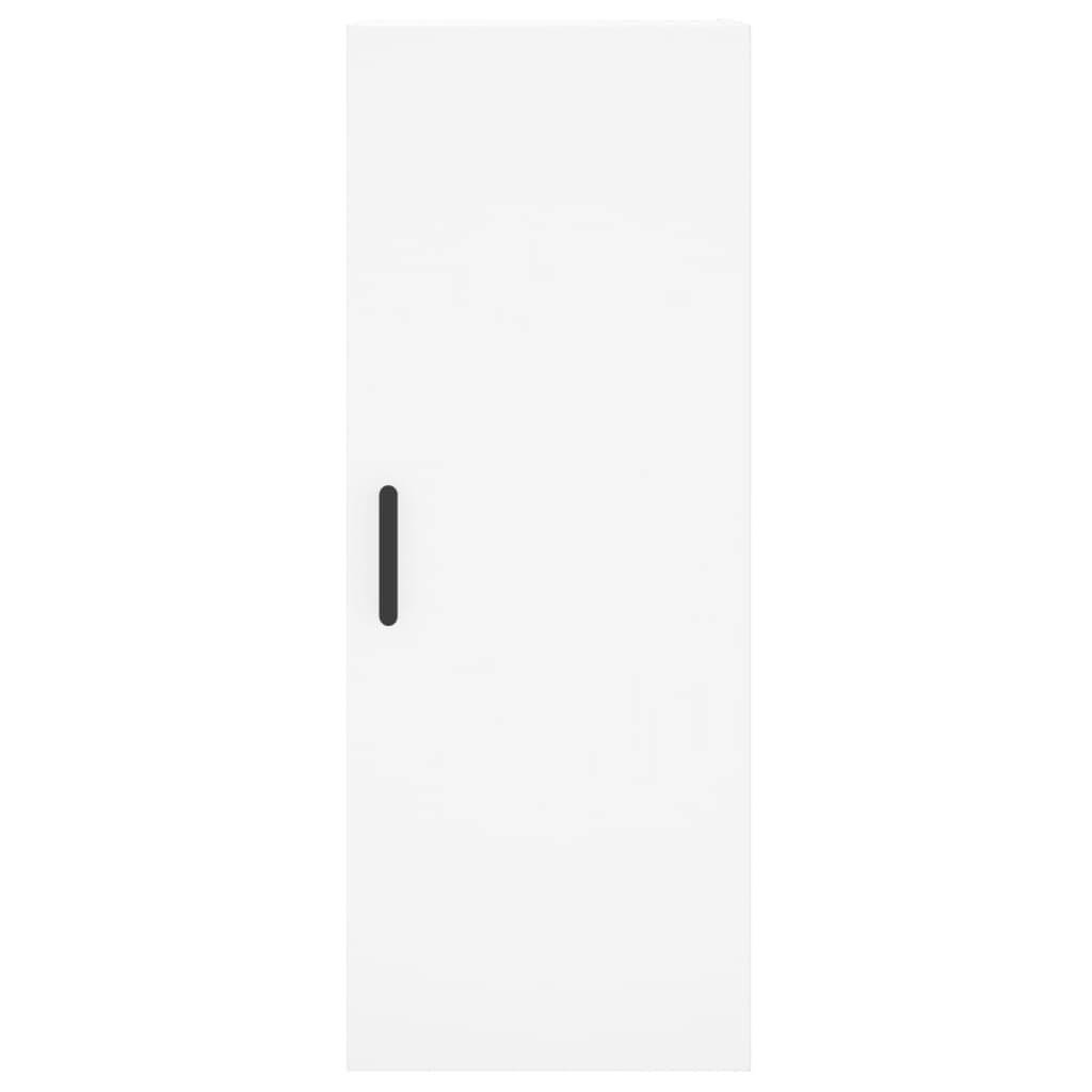 71-Inch White Tall Cabinet with Doors and Metal Legs | Measures 13.6x13.4x70.9 inches; engineered wood frame offers slim vertical storage for living rooms and hallways.