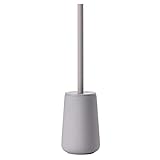 Hergestellt von Zone Denmark Zone Denmark Nova One WC-Bürste/Toilettenbürste/WC-Garnitur, Steingut mit Soft Touch-Beschichtung, Stahl, graulich (Gull Grey)