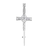 Scottish Kilt Pin for men-Kilt Accessories for men (Masonic Thistle)