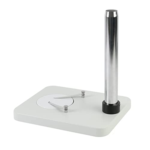 Microscope Binocular Trinocular Stereo Adjustable Microscope Pillar(Brown)