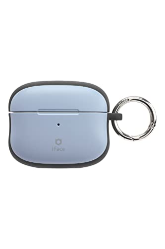 iFace First Class AirPods Pro 第1世代 専用 ケース (くすみブルー)【カラビナ付き アイフェイス 韓国 airpodsプロケース airpodsぷろケース 第一世代】