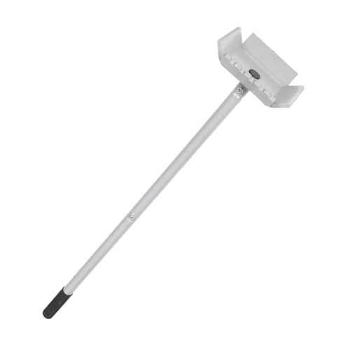 Toddmomy Manual Trash Can Masher with Handle Durable Stainless Steel Rubbish Crusher for Home Office Restaurant Waste Management Increases Bin Capacity