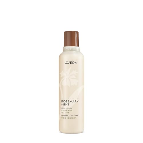 Aveda Rosemary Mint Lozione per il corpo - Lozione corpo rinfrescante leggera con mentolo - Con aroma rinvigorente di menta piperita e rosmarino biologici certificati (200 ml)