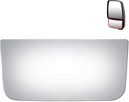 WLLW Mirror Glass Replacement for 2003-2017 CHEVY EXPRESS 2500 LH Left Driver Side