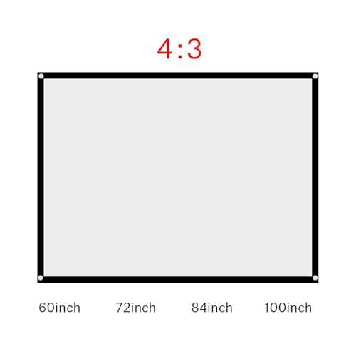 Pantalla plegable portátil para proyector 100 pulgadas miniatura 5