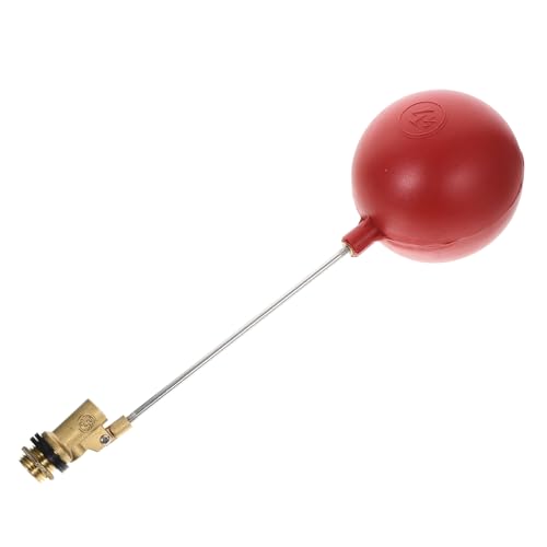 VILLFUL 1pc Float Valve Water Level Control Valve Water Tank Automatic Valve Water Tower Valve Control Water Level Control Ball Floats Floating Water Level Red Tank Stainless Steel Orange