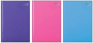 2022 A4 Week To View Diary Pastel Pink Blue Or Purple Hardback Cover Office Home