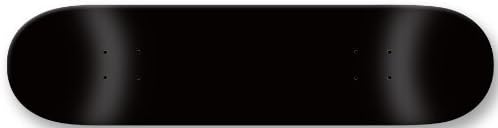 Moose Blank Skateboard Deck, Dipped Black, 7.63-Inch