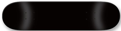 Moose Blank Skateboard Deck, Dipped Black, 7.63-Inch #TOP29
