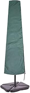 Flatro Parasol Covers Heavy Duty for Garden and Outdoor - Rip Proof, UV Protection and Weather Proof - Parasol Covers Waterproof with Zipper - Green