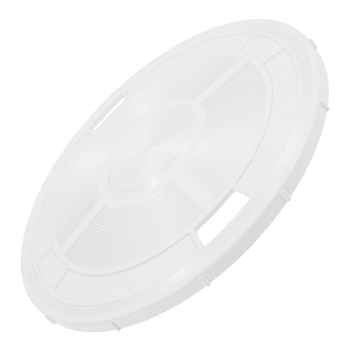 Toyvian Cubierta del Skimmer Curvo Tapa del Skimmer De Piscina Molida Y Colador para Reemplazo Vacío Cubierta De La Tapa del Skimmer De La Piscina Abrelatas Eléctrico Abs