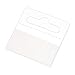 MECCANIXITY Clear Self Adhesive Hang Tab Hook, 40x50mm Plastic Display Folding Tabs for Retail Store Display, Pack of 100