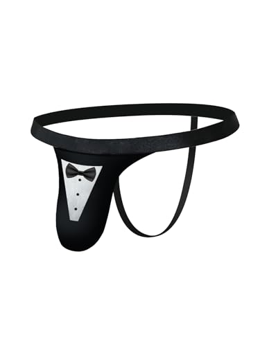 Mens Jockstrap Underwear T-Back Thong Bulge Pouch Briefs for Men Sexy Dual Support Athletic Underwear