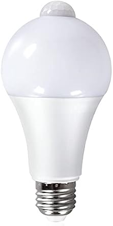 KLED Motion Sensor Light Bulbs, 12W 1000 Lumen, Smart LED Light Bulbs, PIR Built-in, Motion Activated Dusk to Dawn Light Bulb Night Lights for Hallway Porch Garage Basement 3000K-Warm White