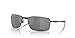 Produktbild Oakley Herren Square Wire 407513 60 Sonnenbrille, Schwarz (Polished Black/Prizmblack)