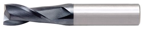 Alfa Tools SC61311AL 7/32X1/4 Single End 2 Flute Center Cutting AlTiN Carbide End Mill Made In USA,