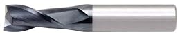 Alfa Tools SC61308AL 11/16X3/16 Single End 2 Flute Center Cutting AlTiN Carbide End Mill Made In USA,