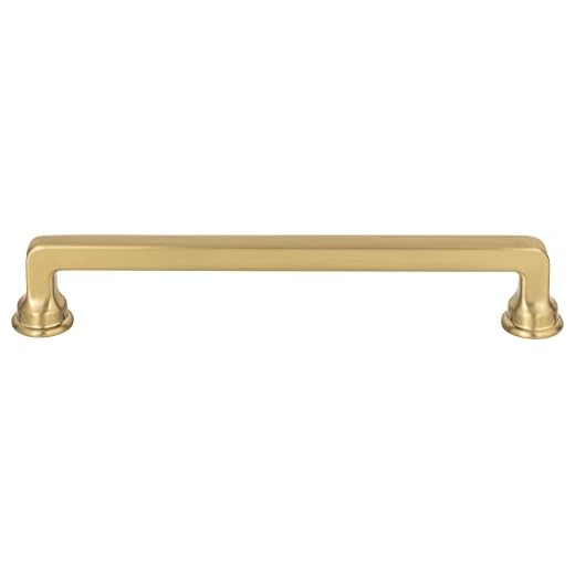 Atlas Homewares A104-WB Oskar Collection Pull, Warm Brass