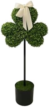 Faux Boxwood Shrub - 75cm Potted Greenery for Living Room Shelf or Entryway, Low-Maintenance, Lifelike Decoration (2 Pack)