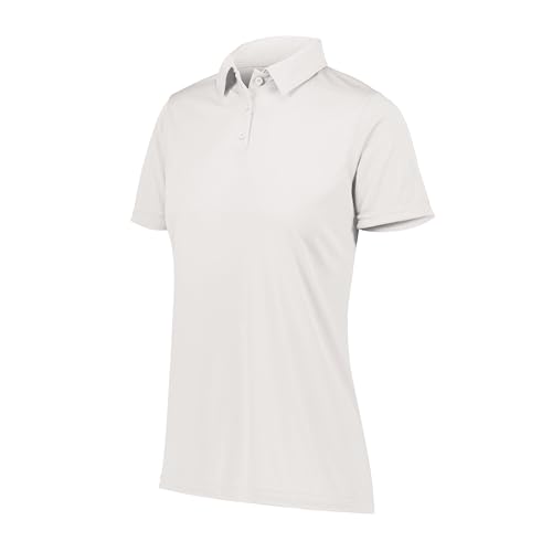 Augusta Sportswear Women's Vital Polo, White, XS