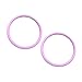 Arm Exercise Hoop 33cm (13 inch) Quiet Yoga Ring for Arms & Shoulder Workout, Portable Sports Training Equipment for Adults, Travel Fitness- Purple