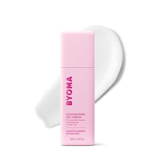 BYOMA Moisturizing Gel Cream - Barrier Repair Cream/Gel Face Lotion with Niacinamide and Green Tea - Ceramide Face Moisturizer for Dry Skin - Alcohol Free, Oil Free Face Moisturizer - 1.69 fl. oz