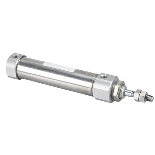 Vérin pneumatique double effet compact avec course de 90mm fluide - 5