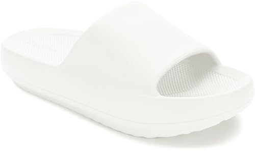 Image of BRONAX Arch Support Slides for Women and Mens | Cushioned Thick Sole Pain Relief Slippers