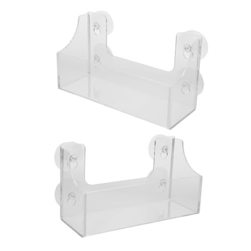 UKCOCO 2 Soportes con Ventosa para Bebidas Organizador para Refrigerador Estante con Ventosa para Botellas Organizador con Ventosa para Refrigerador Estante con Ventosa para