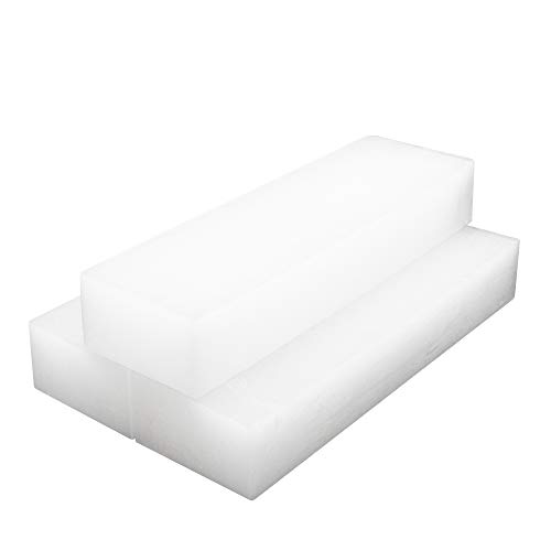 Blended Waxes, Inc. 1 lb. Block - Household Paraffin Wax for Canning, Candle Making, Metal Preservation, Waterproofing, and A Variety of Other Applications (1lb. - 3 Blocks)