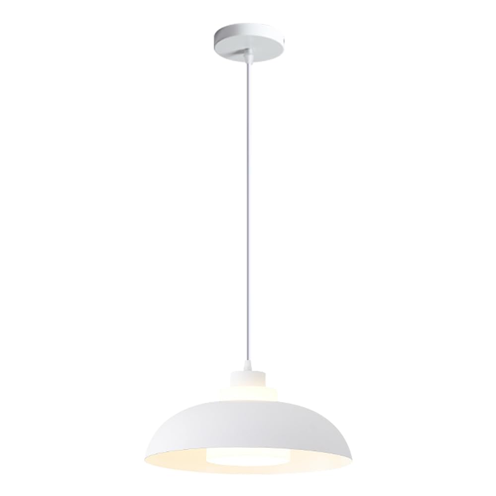 ZGDHWCR Modern Style Metal Pendant Lamp, Acrylic Lampshade Hanging Light, E26 Base Flush Mount Chandelier, Restaurant Living Room Balcony Decoration Light Fixtures