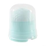 PureBowlic Silikon-Eishockey für Schnellentriegelung, //100 ml, große Eismaschine für Whiskey/Kaffee/Saft, //stapelbare langsam schmelzende Ballschale///(blau)