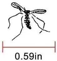 Miniatura 4 de Divertida novedad creativa broma patrón de dibujos animados trucos amigos juegos realista Mosquito Animal Insecto Sello (dos)