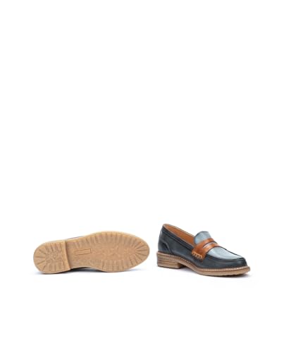 Image of PIKOLINOS Aldaya W8J-3541 Women's Loafers - Premium Calfskin Leather Slip-On - Lightweight Comfort, Removable Insole, Medium & Wide Width Ergonomic Everyday Support