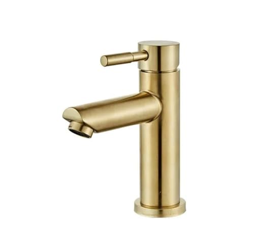 Grifo frío y caliente de acero inoxidable para solucionar fugas en el baño