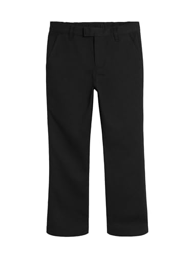 NEXT Niños Pantalones Escolares de Vestir de Corte Slim y Cintura estándar Negro 10 Años