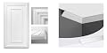 Art3d Drop Ceiling Tiles, 24x48in. White (12-Pack) &Ceiling Crown Molding Trim